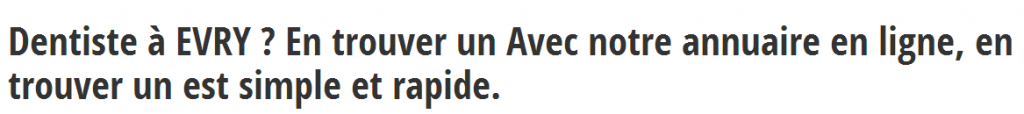 Obtenez les coordonnées d’un dentiste à Evry sur ton-dentiste.fr